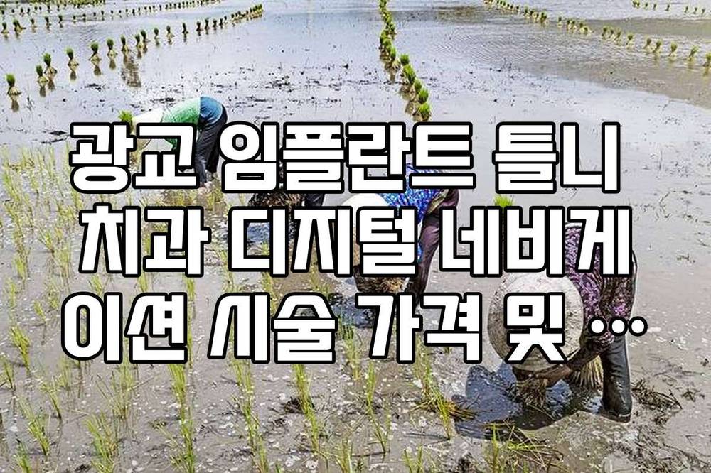 광교 임플란트 틀니 치과 디지털 네비게이션 시술 가격 및 기간 안내