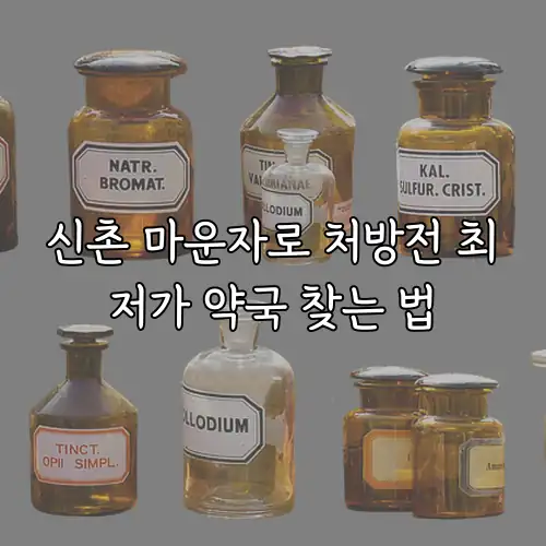 신촌 마운자로 처방전 최저가 약국 찾는 법