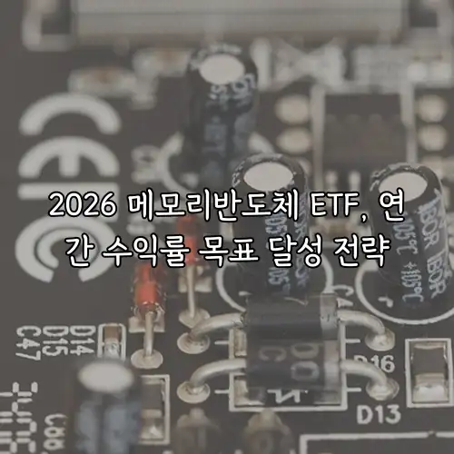 2026 메모리반도체 ETF, 연간 수익률 목표 달성 전략