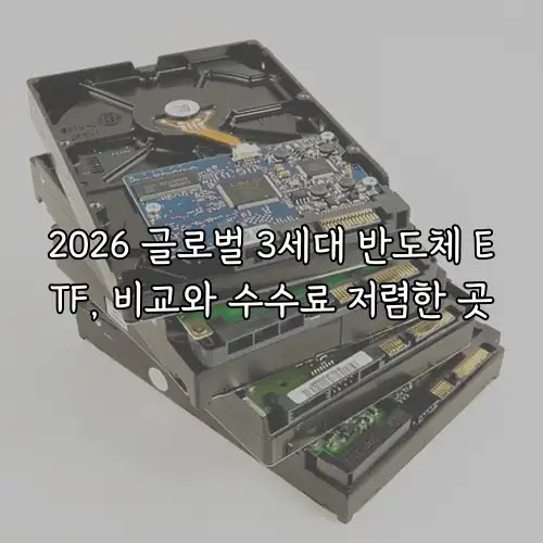 2026 글로벌 3세대 반도체 ETF, 비교와 수수료 저렴한 곳