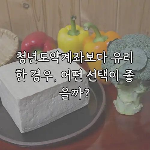 청년도약계좌보다 유리한 경우, 어떤 선택이 좋을까?